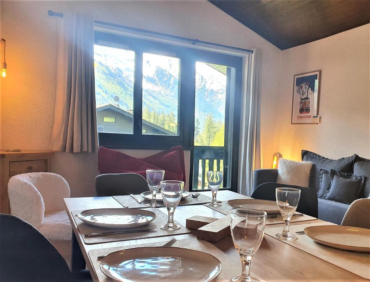 Chamonix superbe appartement vue Mont Blanc Exterior foto