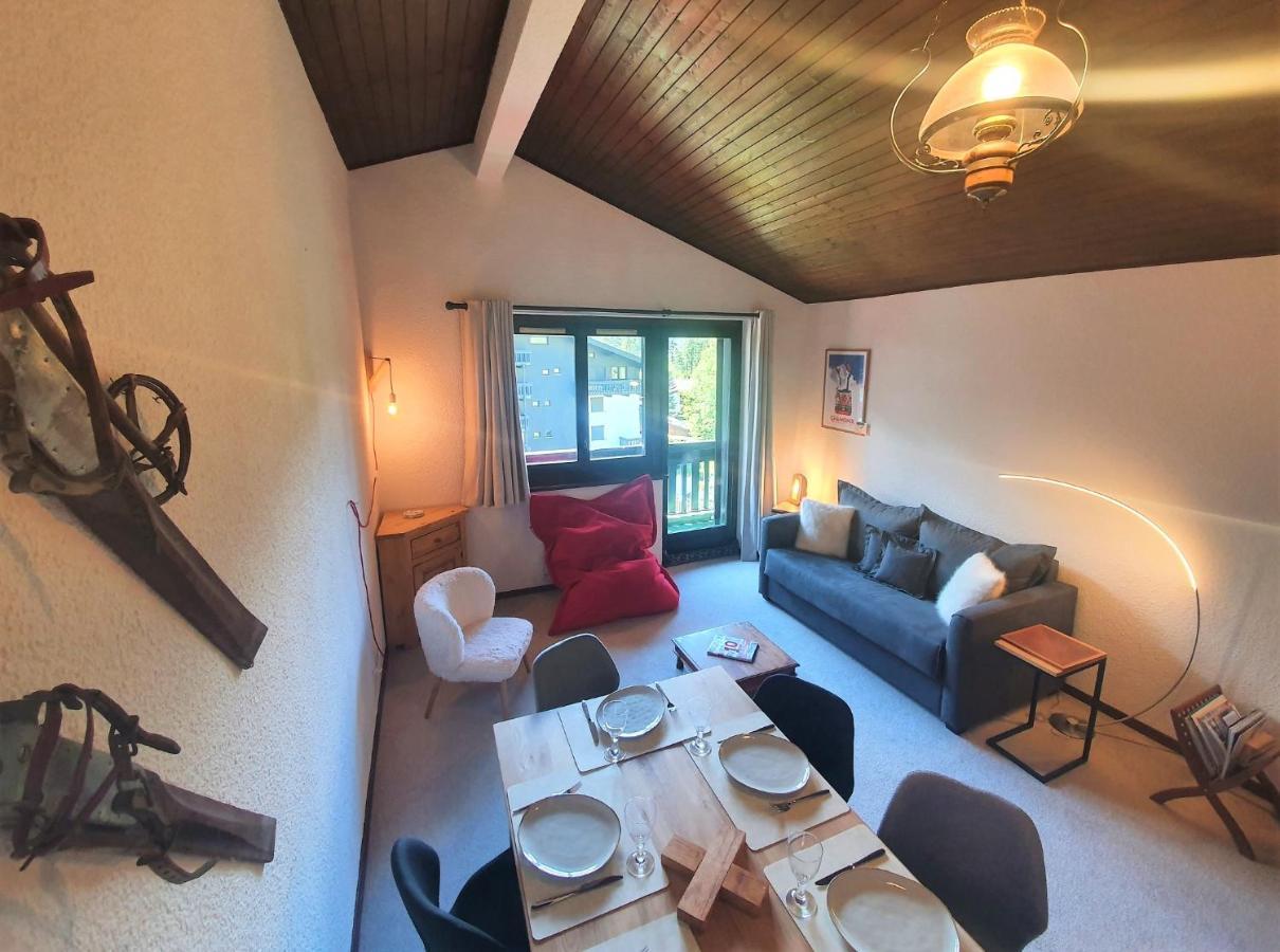 Chamonix superbe appartement vue Mont Blanc Exterior foto
