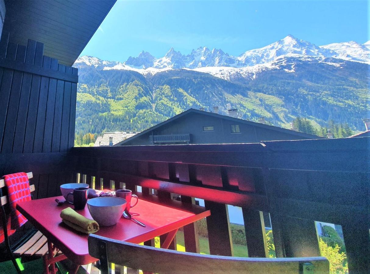 Chamonix superbe appartement vue Mont Blanc Exterior foto