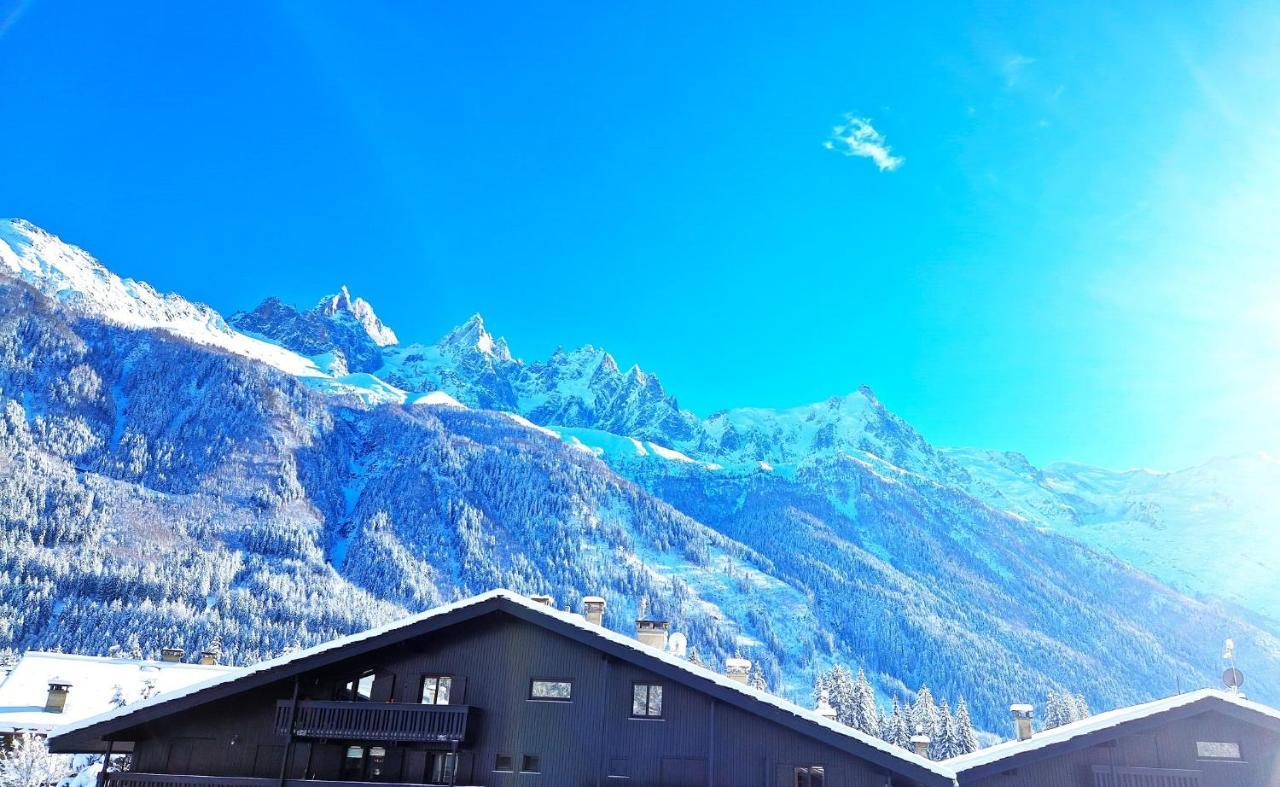 Chamonix superbe appartement vue Mont Blanc Exterior foto