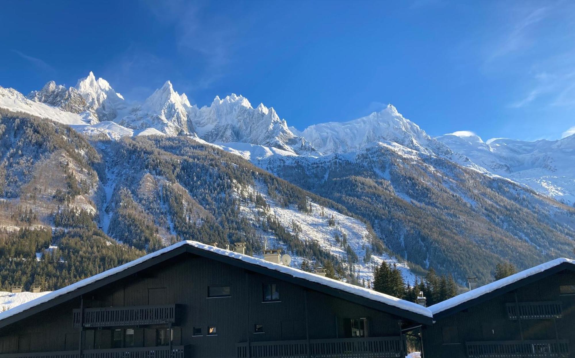 Chamonix superbe appartement vue Mont Blanc Exterior foto